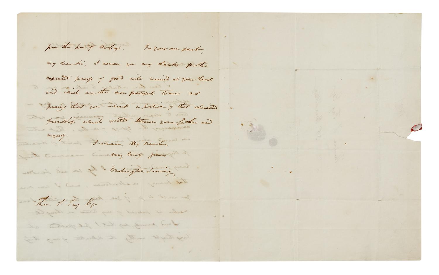 [AMERICAN AUTHORS]. A group of 3 manuscripts, comprising: