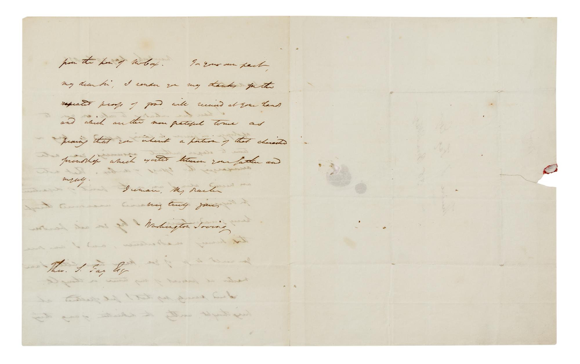 [AMERICAN AUTHORS]. A group of 3 manuscripts, comprising: