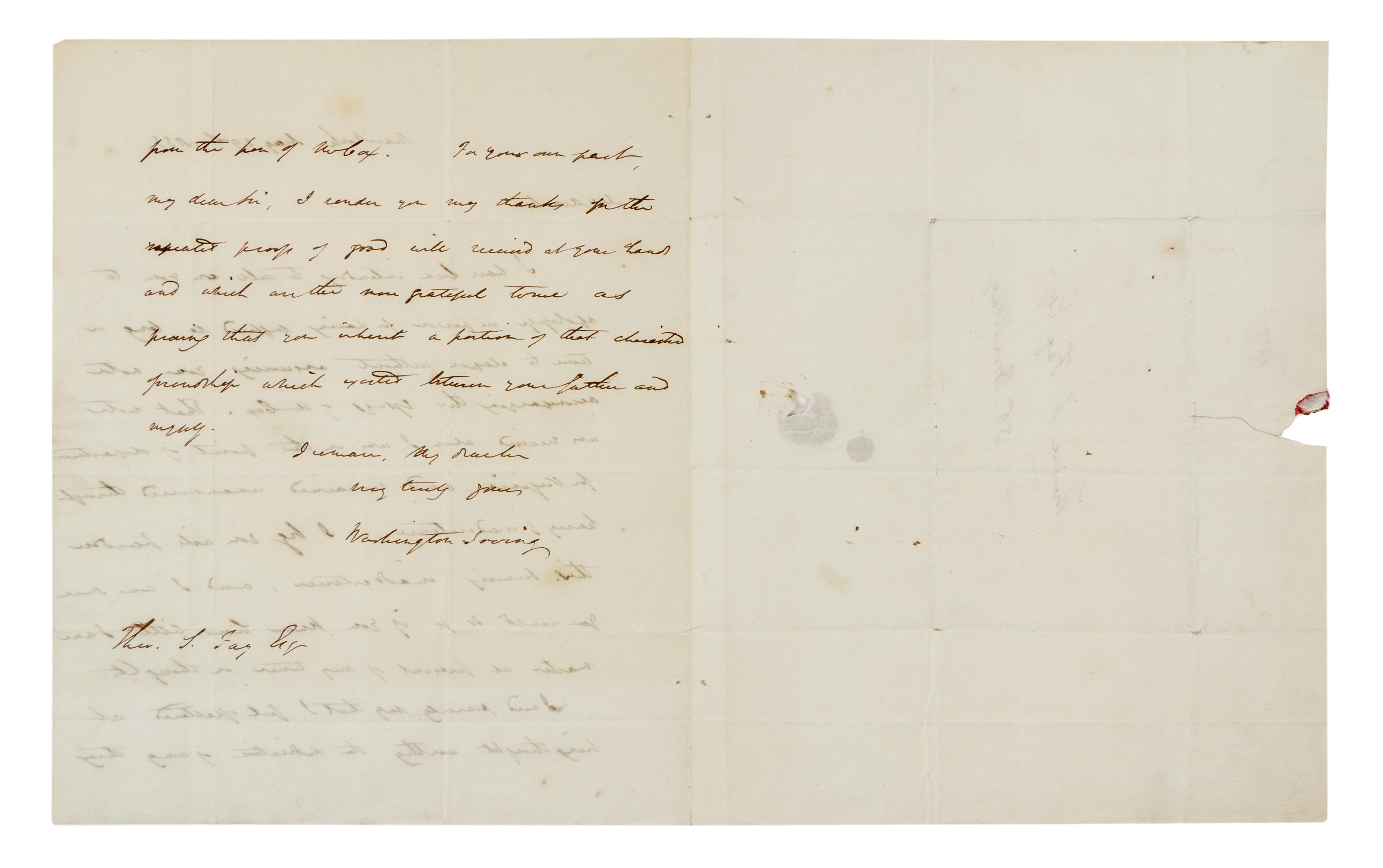 [AMERICAN AUTHORS]. A group of 3 manuscripts, comprising: