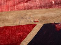 [CIVIL WAR]. Commemorative Confederate battle flag possibly made by CSA veteran Thomas Alexander Brander, Artillerist in the Virginia Artillery, Army of Northern Virginia, for 7th Virginia Cavalry Colonel Richard H. Dulany.