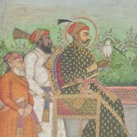 A Painting of Emperor Muhammad Shah, Indian, Mughal, 18th/19th Century 十八/十九世紀 莫臥兒細密畫穆罕默德·沙阿肖像
