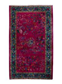 A Chinese Art Deco Wool Rug — 20TH CENTURY