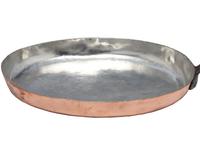 An American Copper Oval Fry Pan