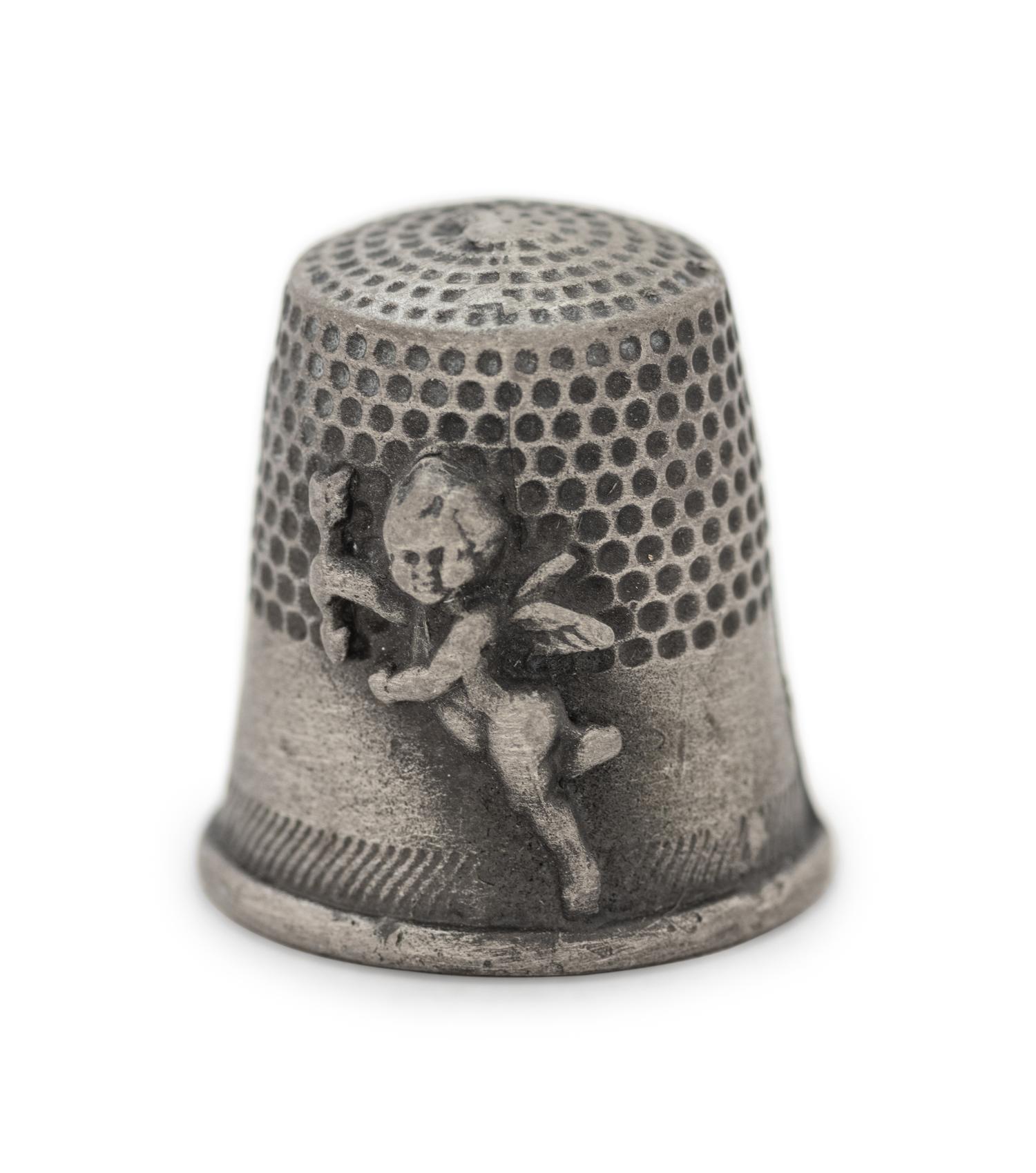 A Collection of Silver, Silver-Plate and Brass Thimbles