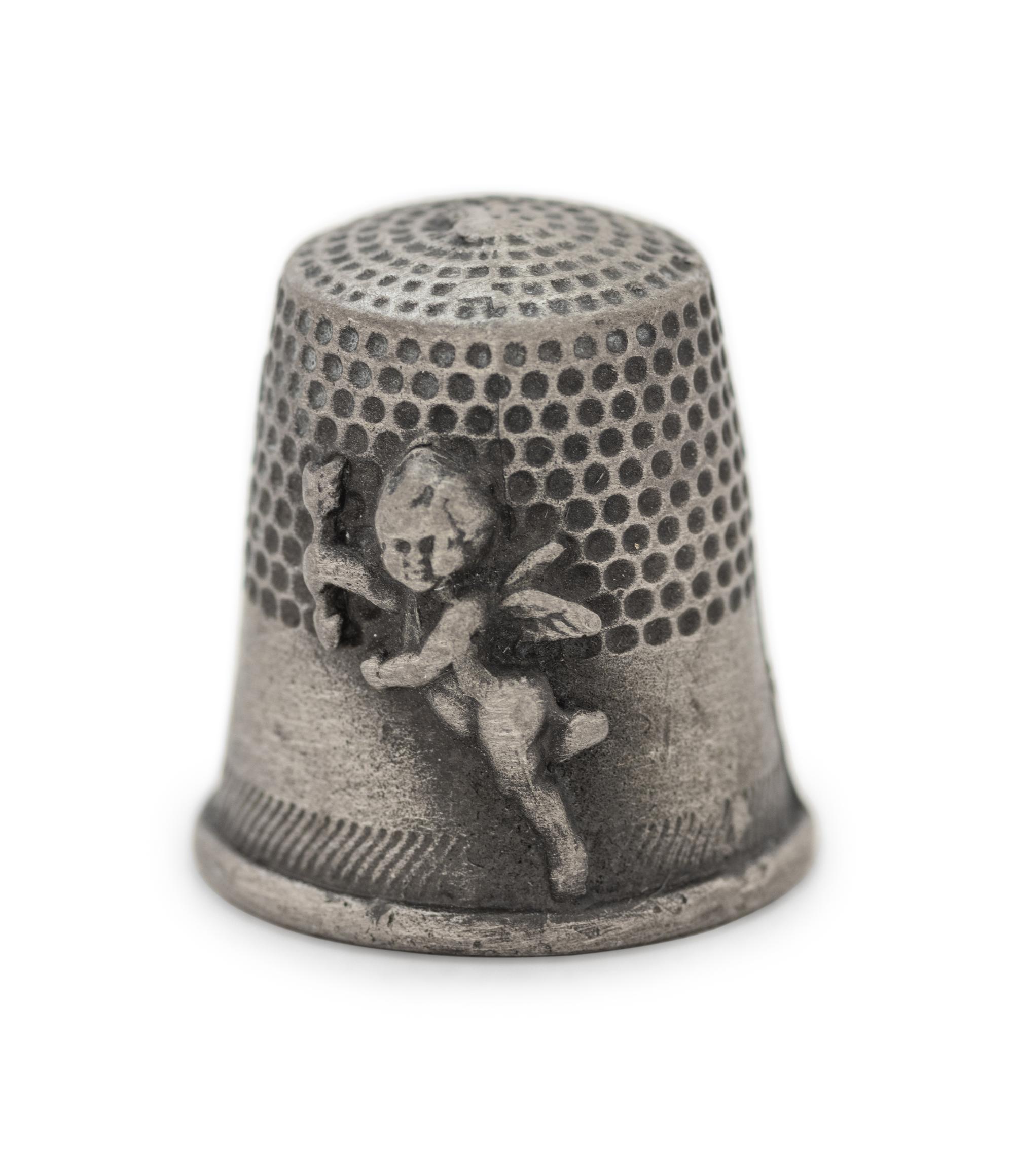 A Collection of Silver, Silver-Plate and Brass Thimbles