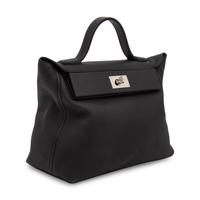 Hermès, 24/24 35 Handbag in Noir Togo Leather