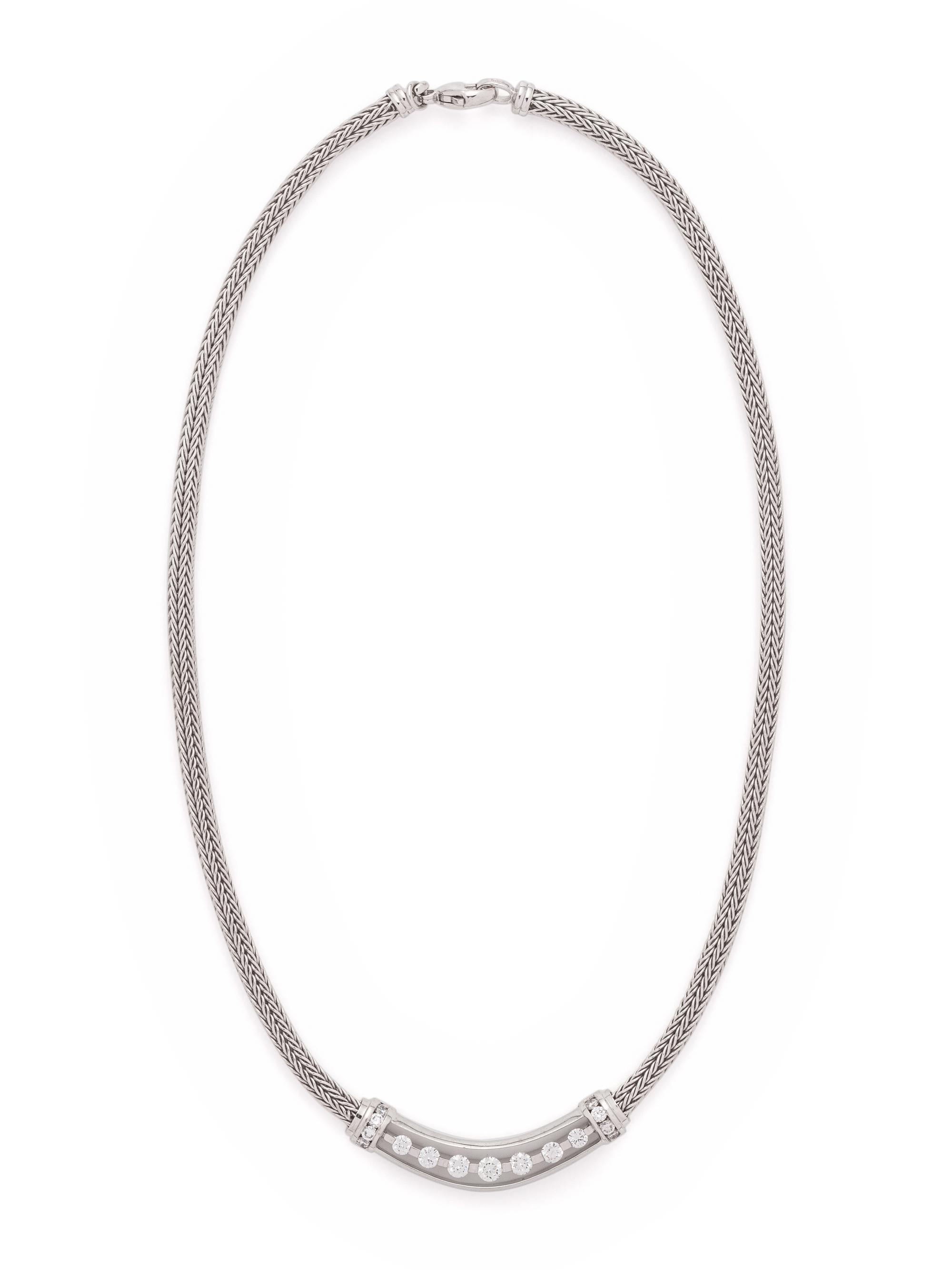 WHITE GOLD AND DIAMOND NECKLACE