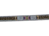 Apsáalooke [Crow] Beaded and Tacked Belt, with Tacked Drop