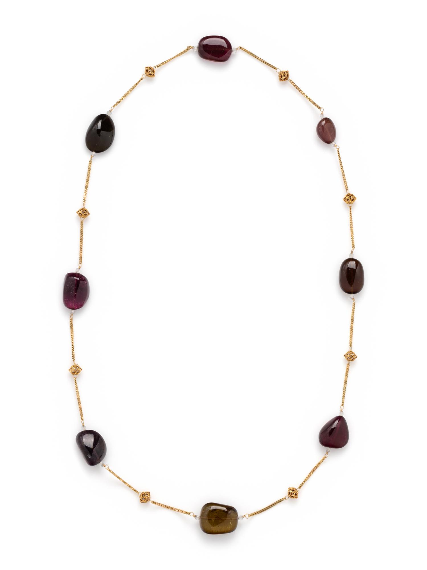 MULTIGEM AND CRYSTAL NECKLACE