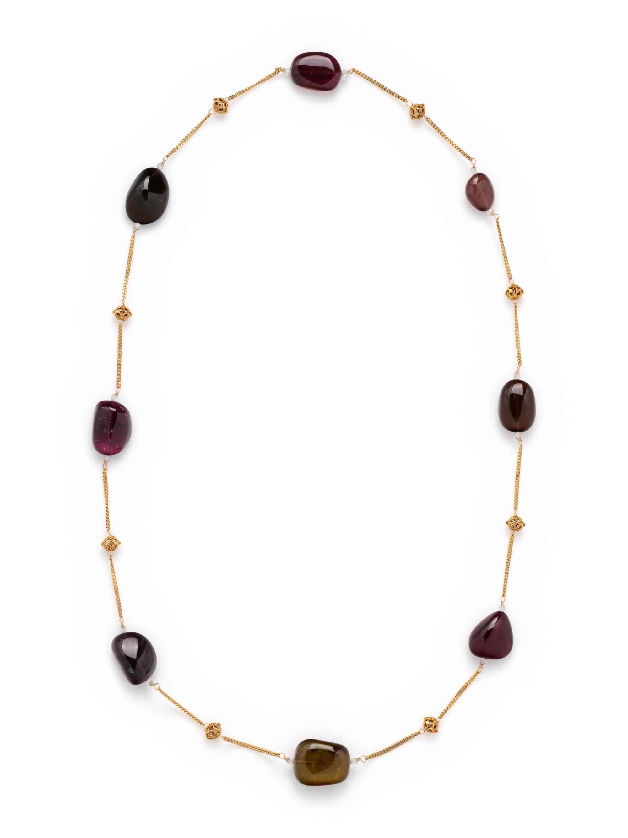 MULTIGEM AND CRYSTAL NECKLACE