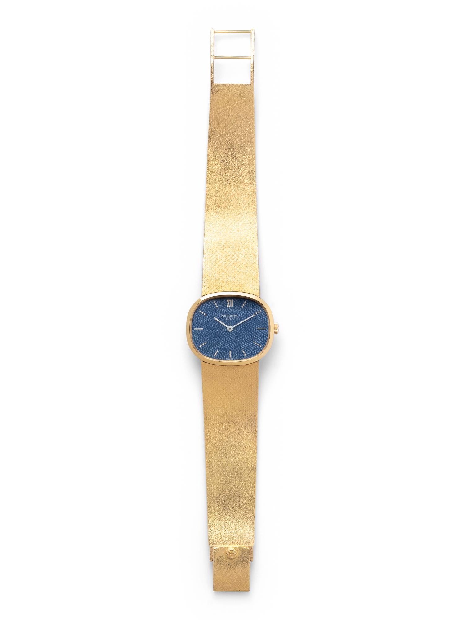PATEK PHILIPPE, REF. 3545/2 18K YELLOW GOLD 'ELLIPSE' WRISTWATCH