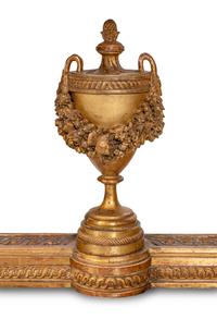A Louis XVI Giltwood Marble-Top Console Table