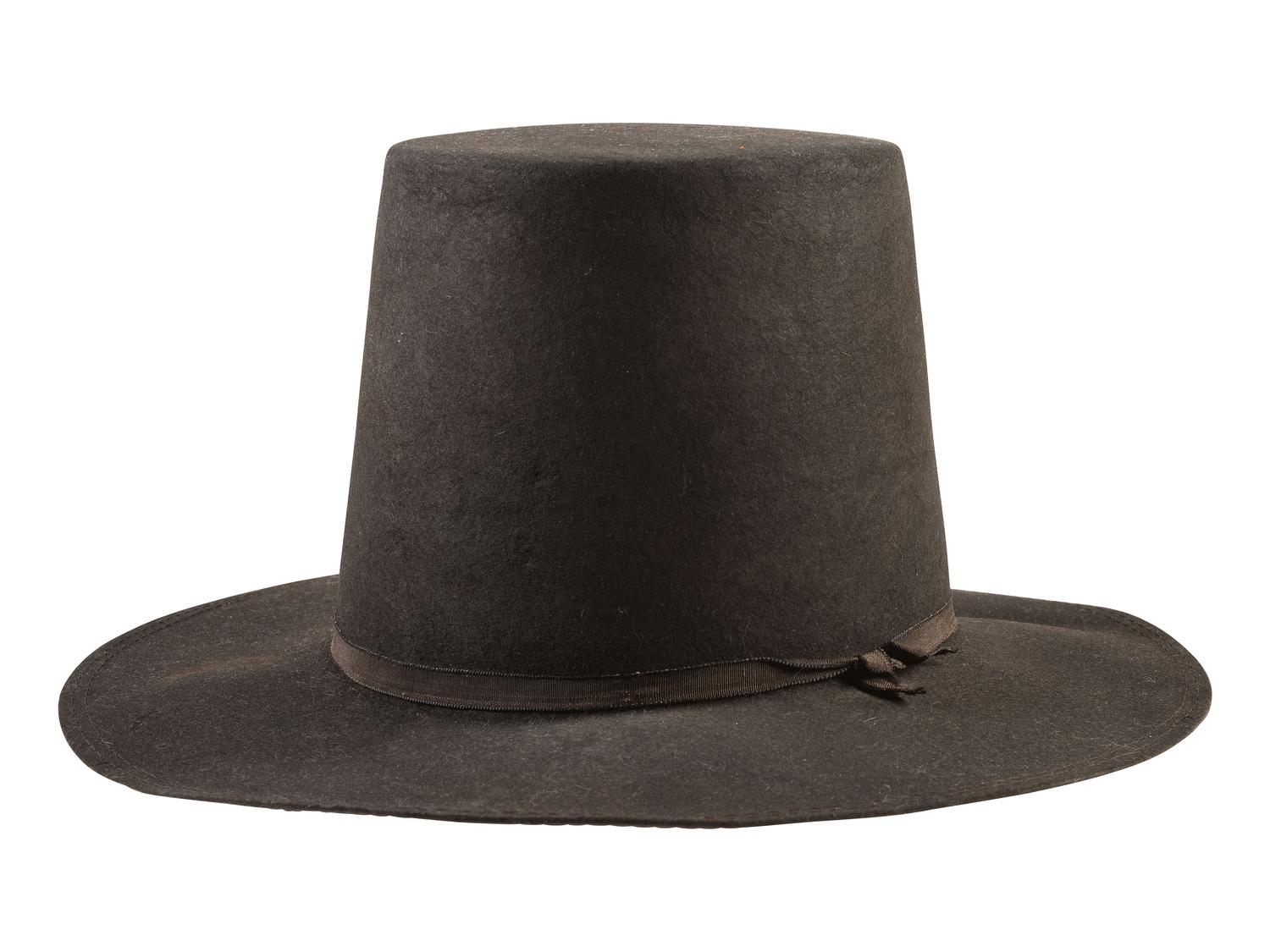 [CIVIL WAR]. Unissued enlisted Hardee hat with original interior label, unpunched