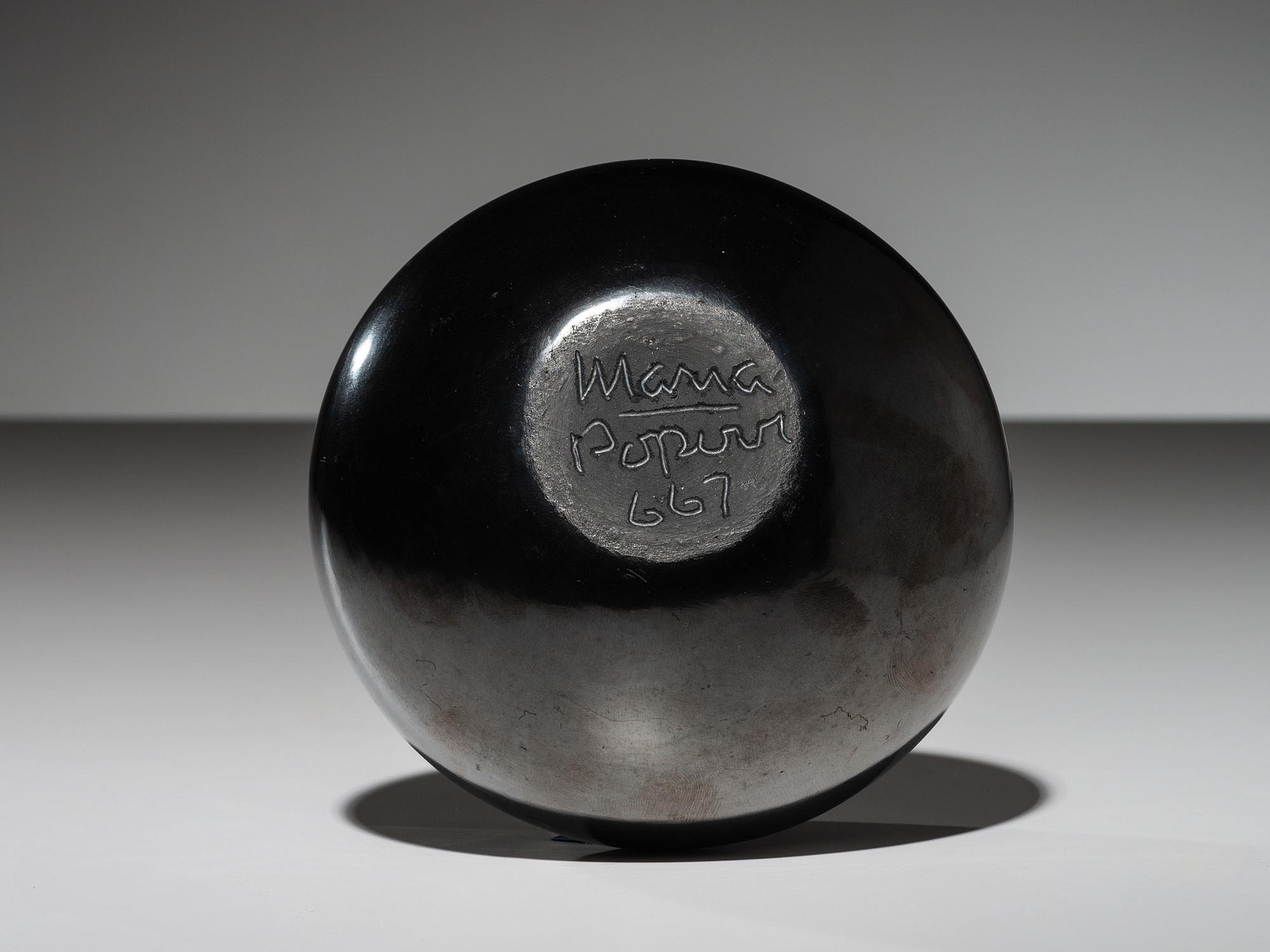 Blackware Jar, with Gunmetal Finish June 1967