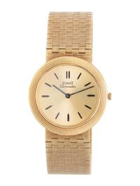 PIAGET, 18K YELLOW GOLD WRIST WATCH