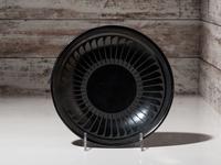 Blackware Pottery Bowl with Gunmetal Finish, 1943-1956