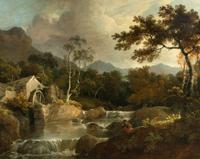 George Arnald, (British, 1763–1841), North Welsh Landscape, 1809