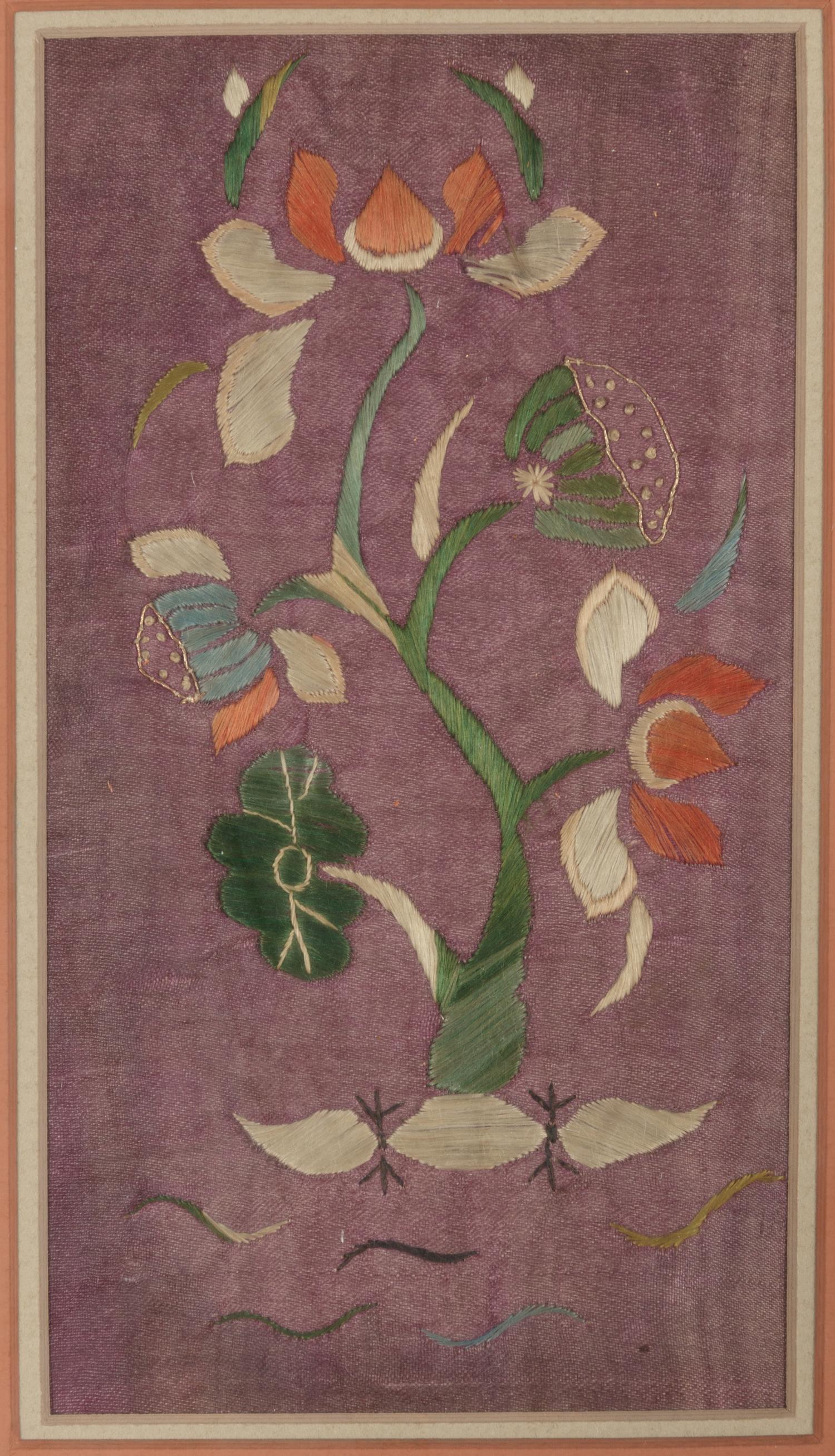 17 Chinese Embroidered Silk Panels