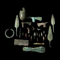 A Group of 27 Luristan Bronze Objects