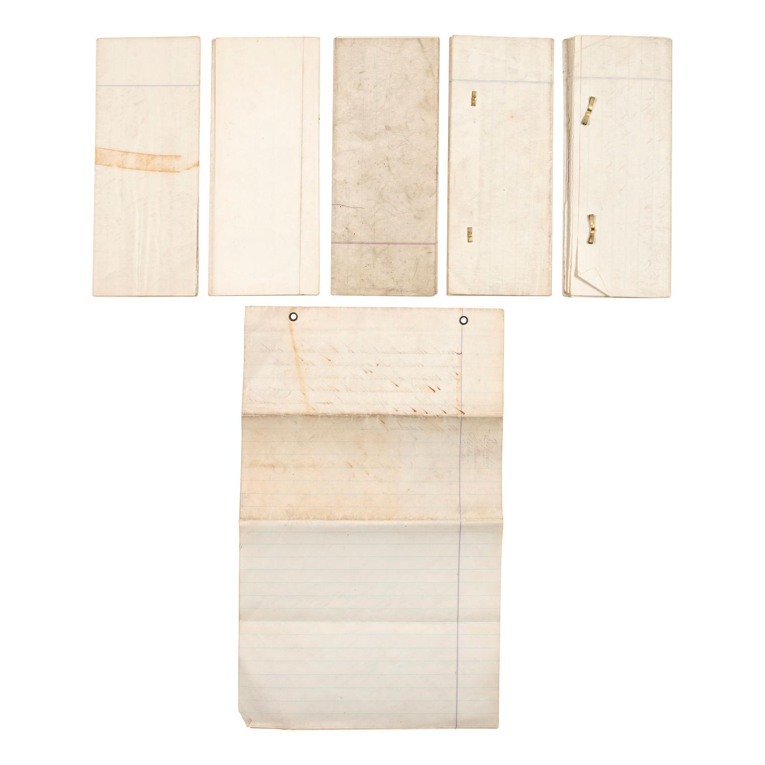 [MINING - UTAH]. A group of manuscripts and documents related to Utah mines, comprising: