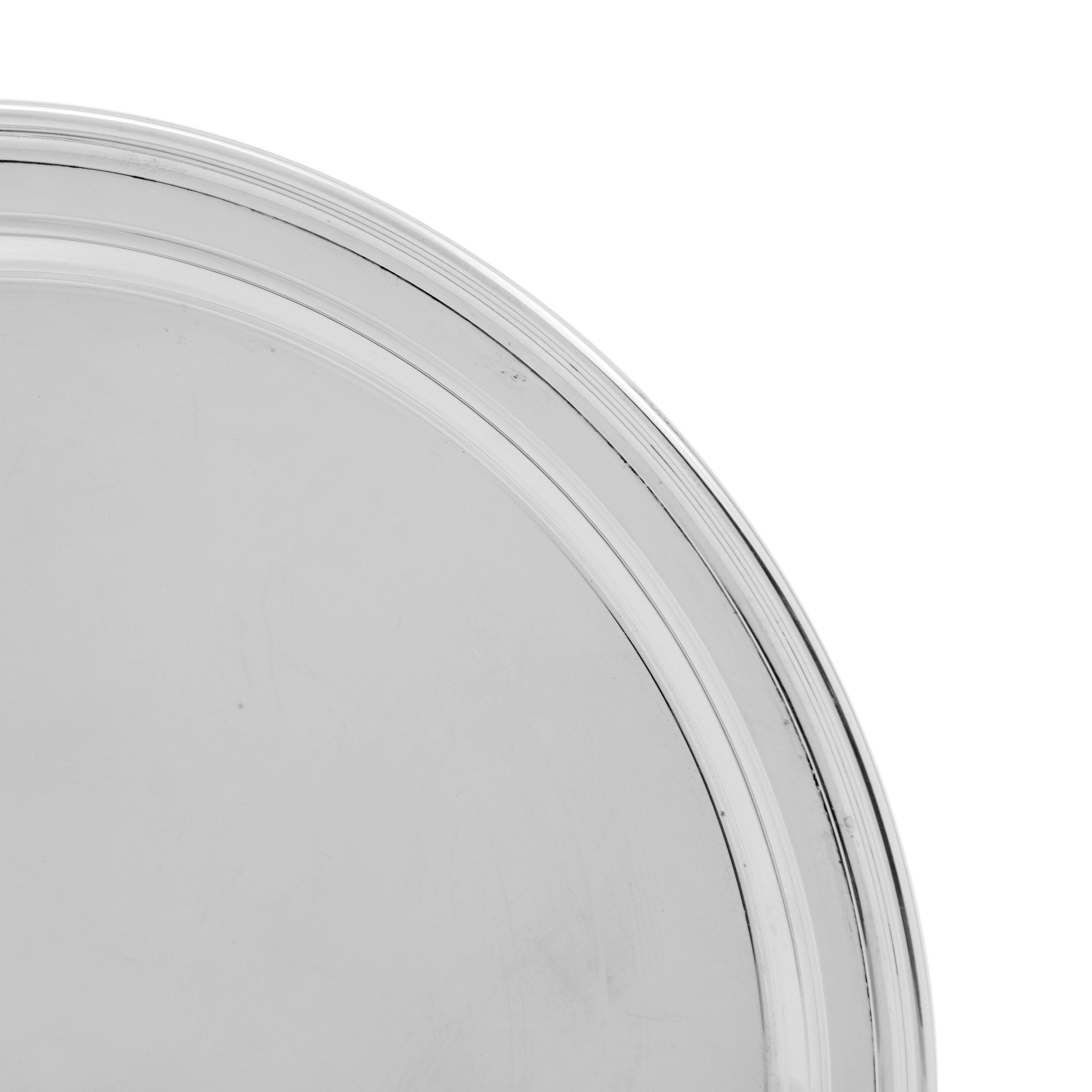 Two Tiffany and Co. Silver Presentation Trays