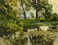 After Isaac Levitan (Russian, 1860-1890)
