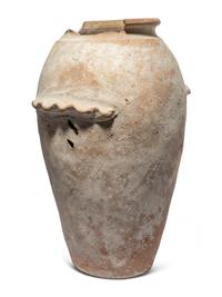 An Egyptian Pottery Snake Jar