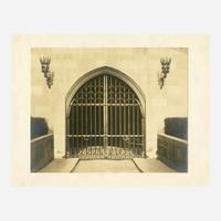 Samuel Yellin (American, b. Ukraine, 1884-1940) "Sketch in Iron", a Door Handle Study for a Gate at the University of Pittsburgh, Pennsylvania, circa 1936