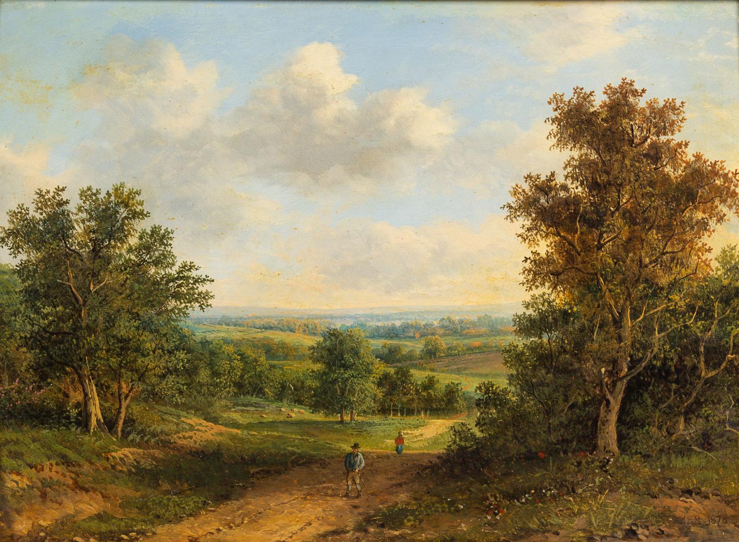 T. Baker, (British, 19th Century), Near Shooter's Hill, Kent, 1878