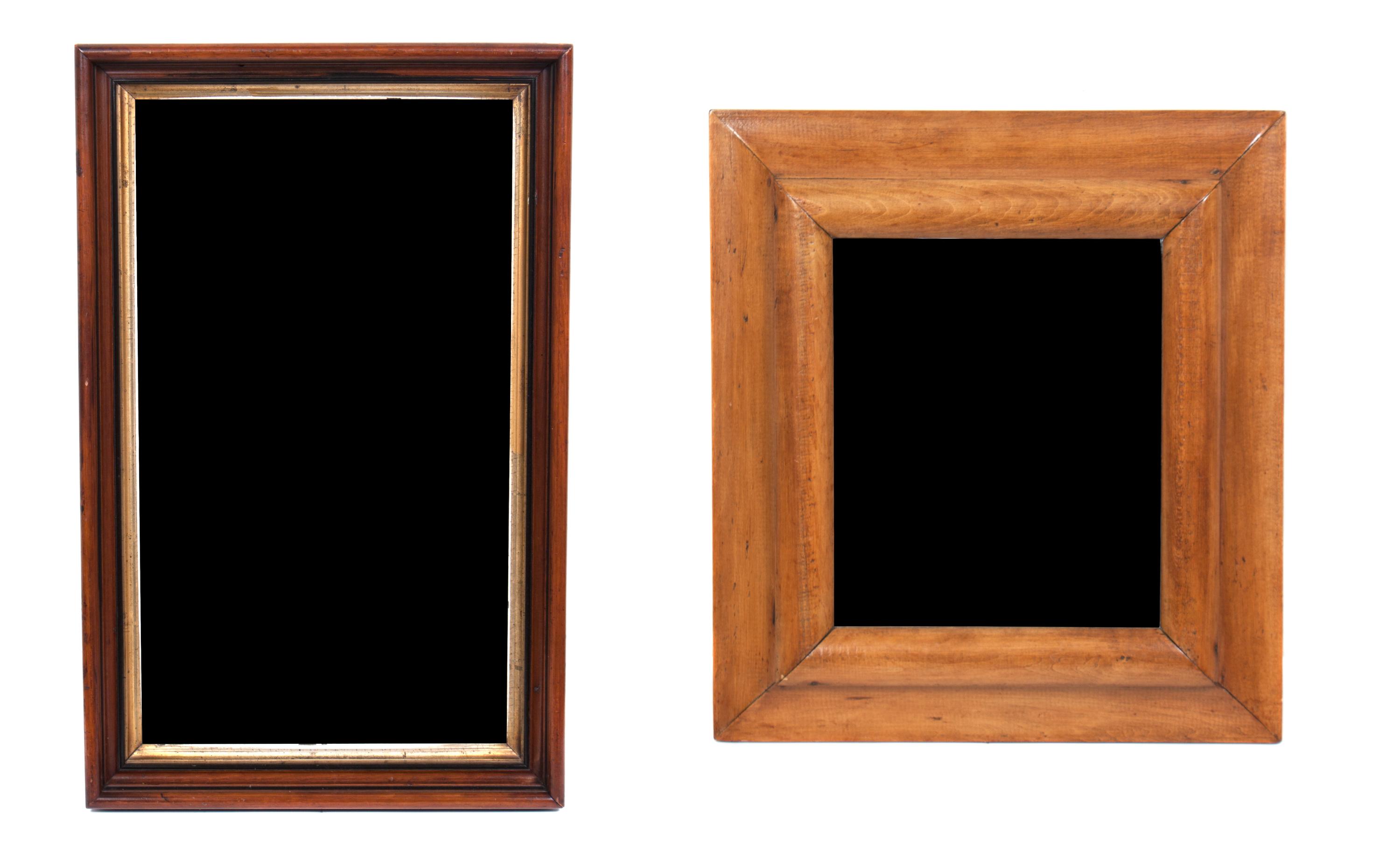 Two American Mirrors Larger 30 x 19 inches.