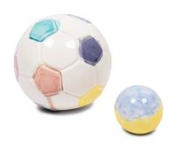 Untitled (Sad Emoji) and Untitled (Soccer Ball) ( A Pair of Works)