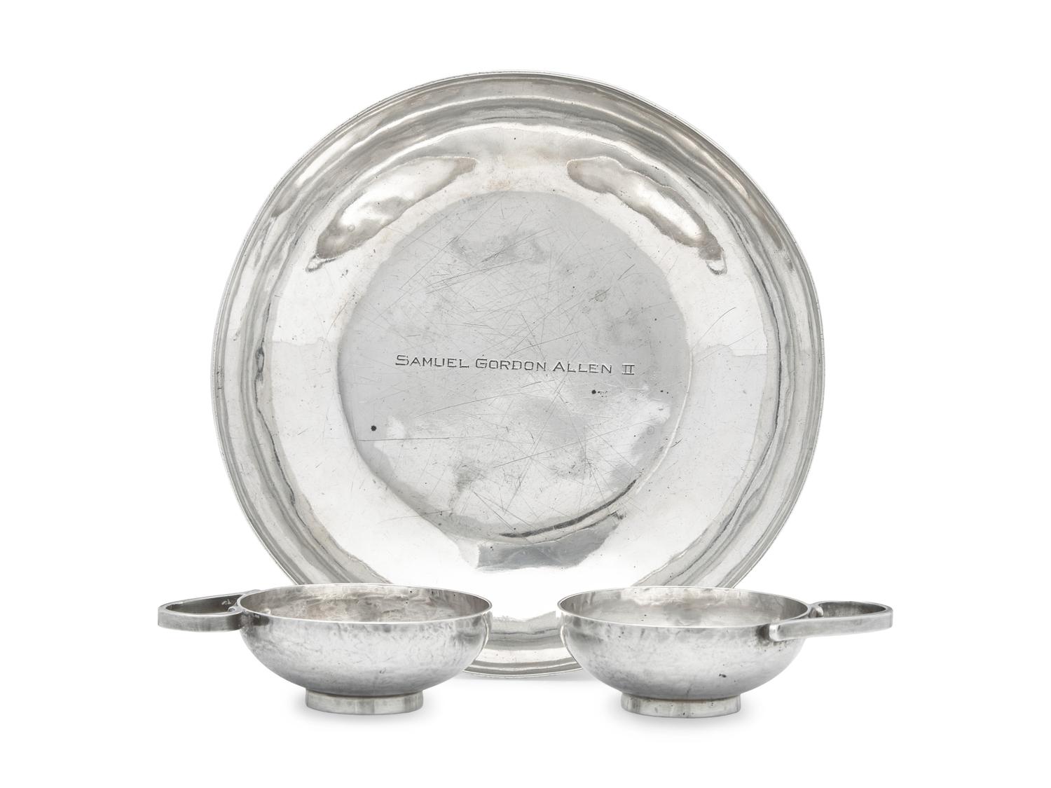 Three Arts & Crafts Silver Table Articles