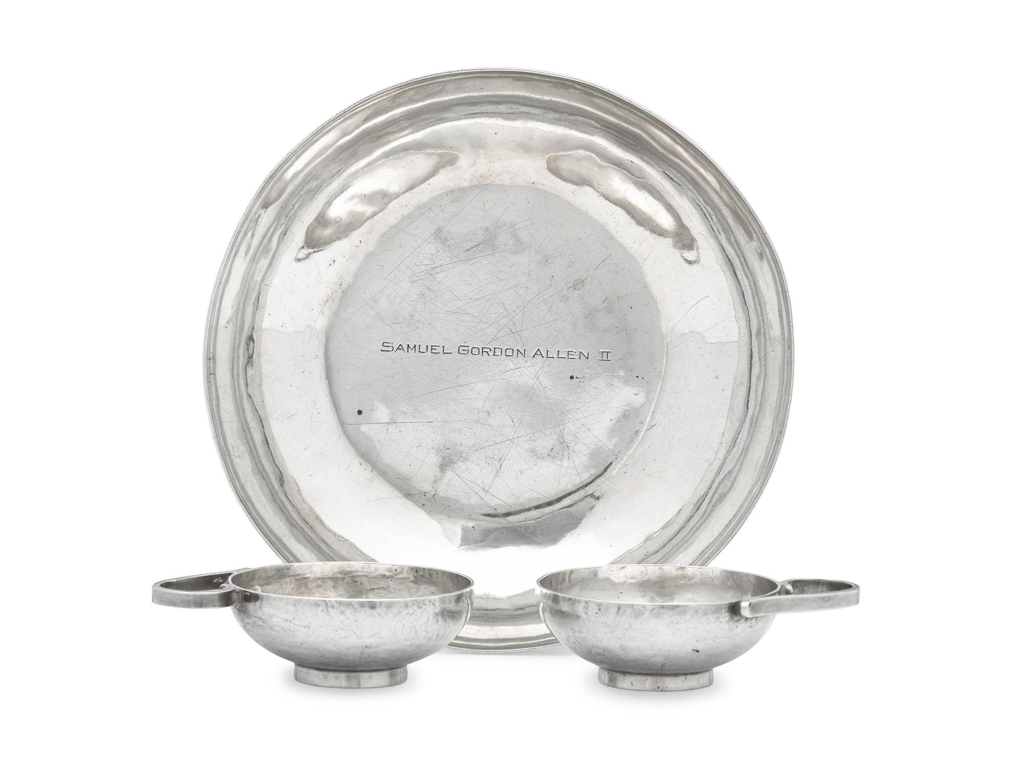 Three Arts & Crafts Silver Table Articles