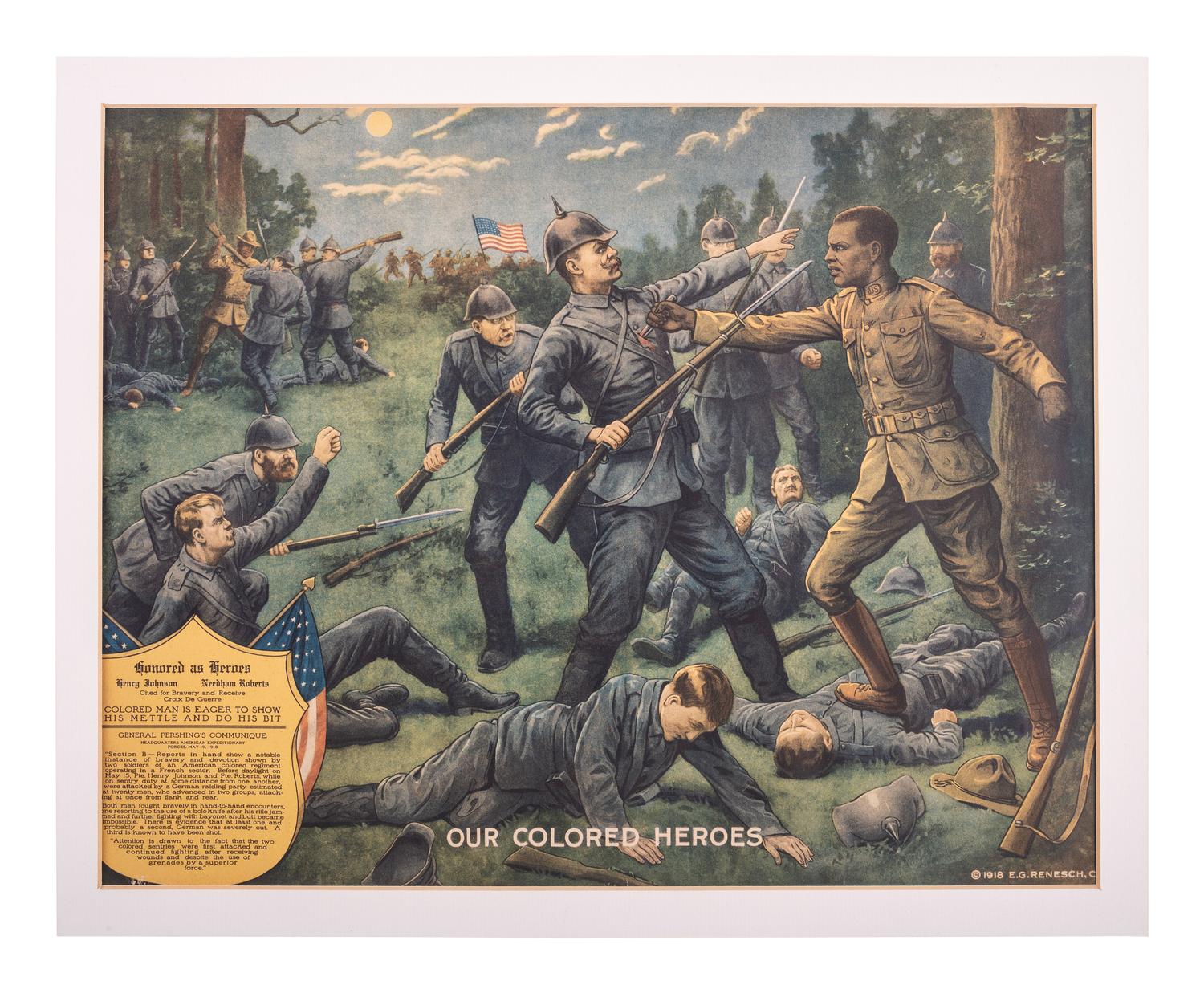 [AFRICAN AMERICANA] -- [WORLD WAR I]. Our Colored Heroes . Chicago, IL: E.G. Renesch, 1918.