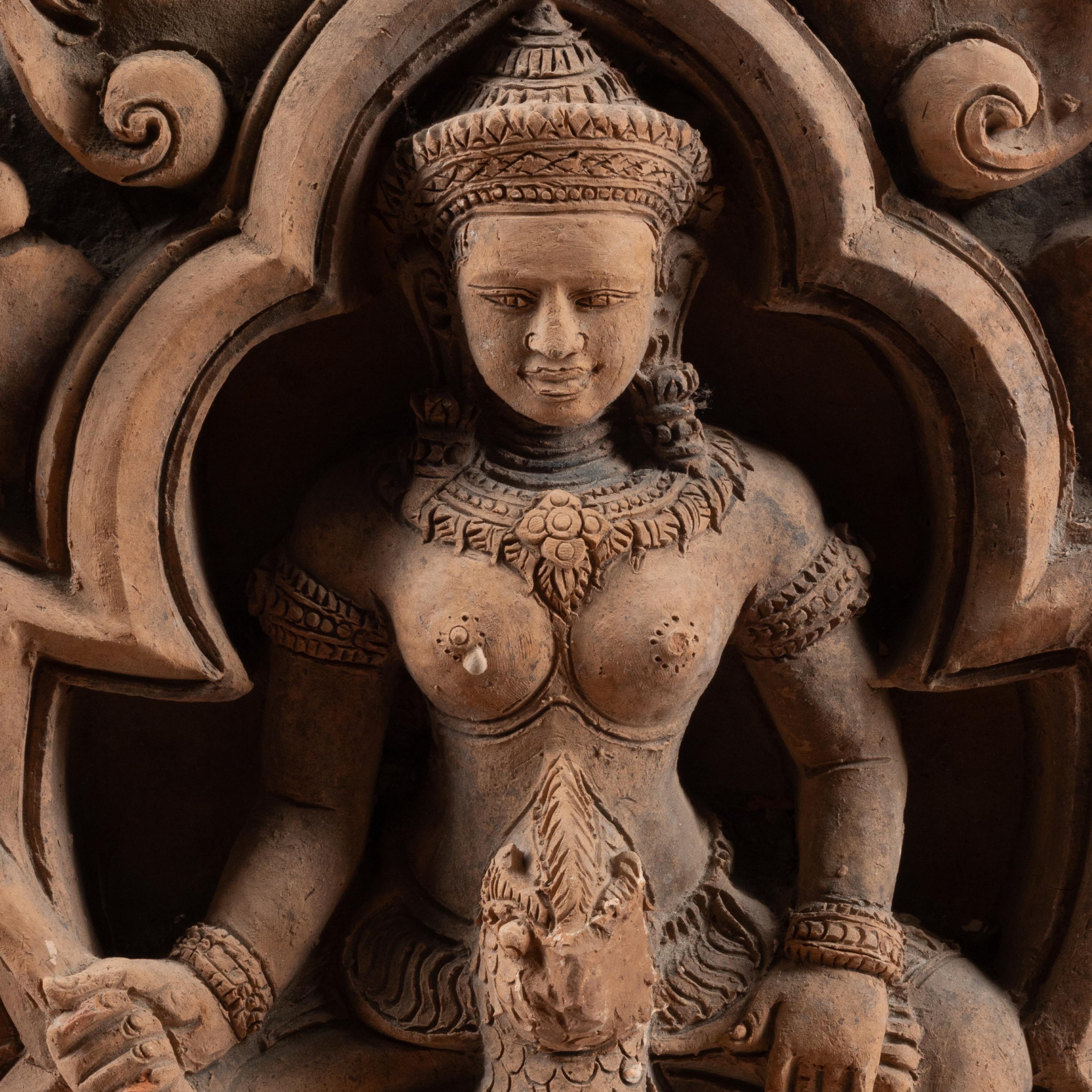 A Southeast Asian Terracotta Stele Fragment