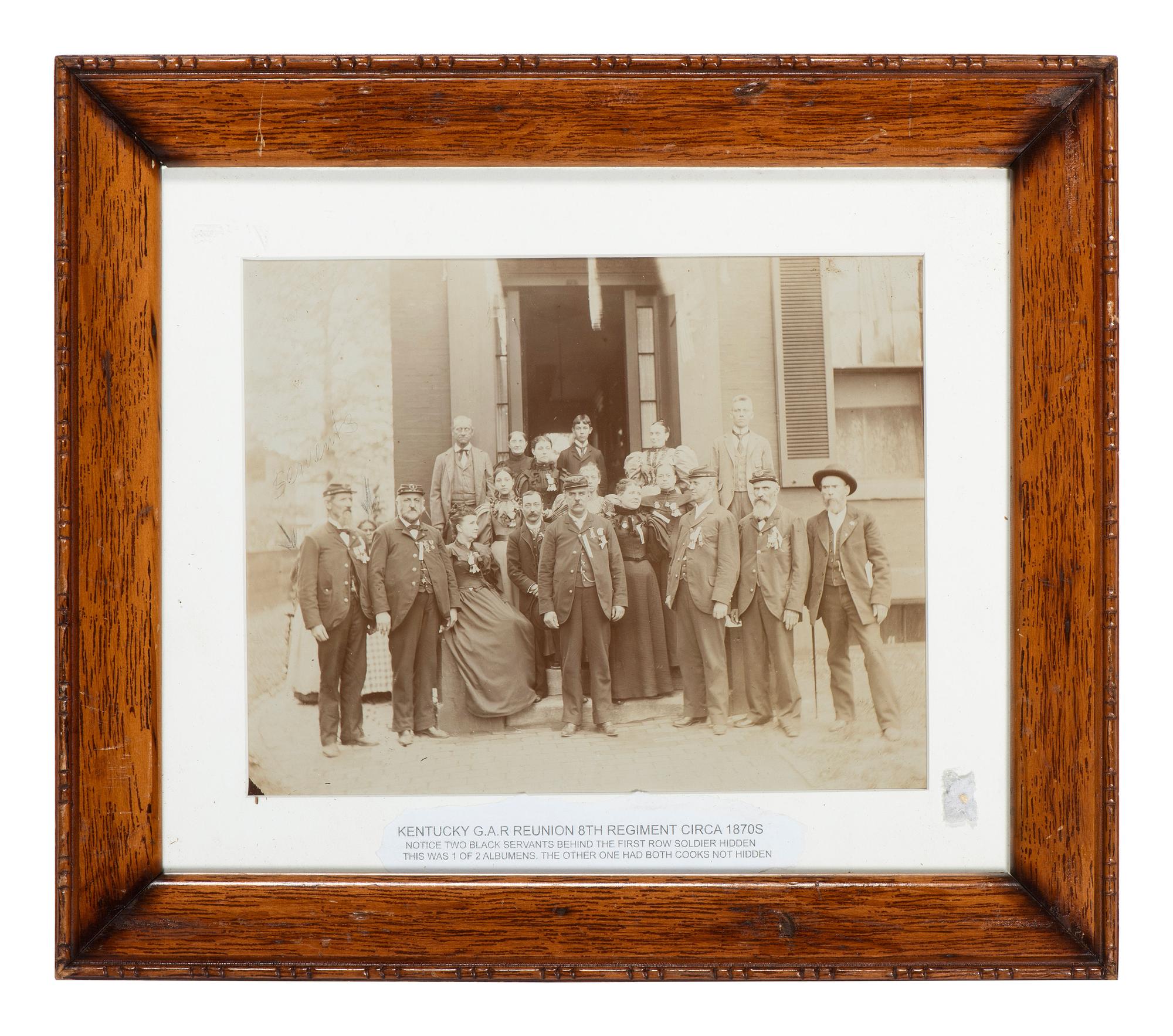 [CIVIL WAR]. 4 items, incl. 103rd Ohio Volunteers printed memorial and GAR photograph of KY regt.