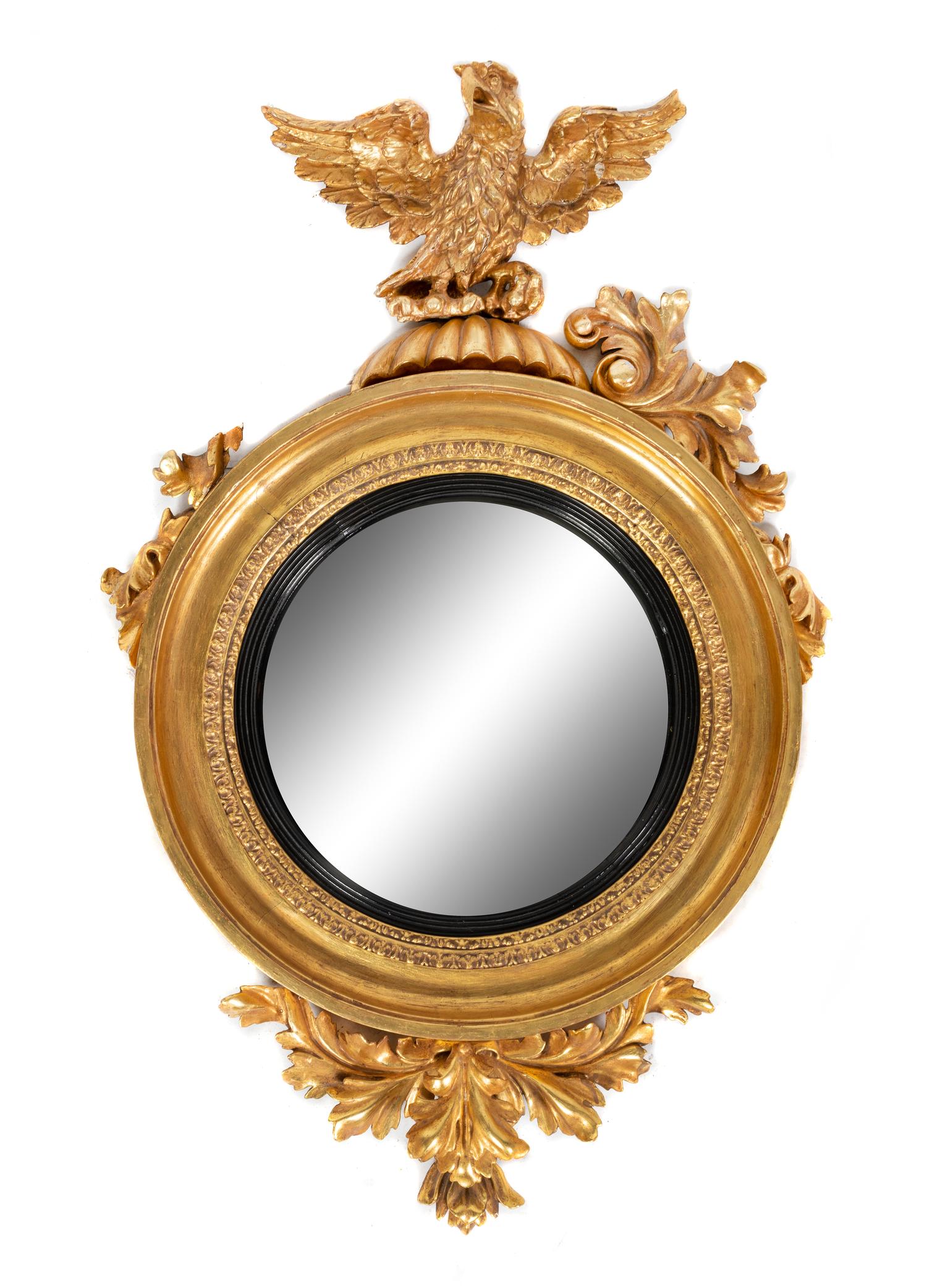 A Regency Style Giltwood Mirror