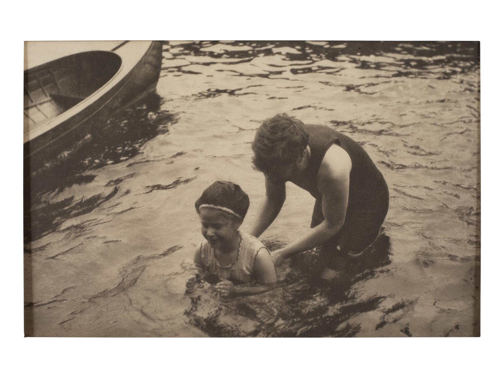 The Swimming Lesson and Excavating-New York (two works from Camera Work ), 1911