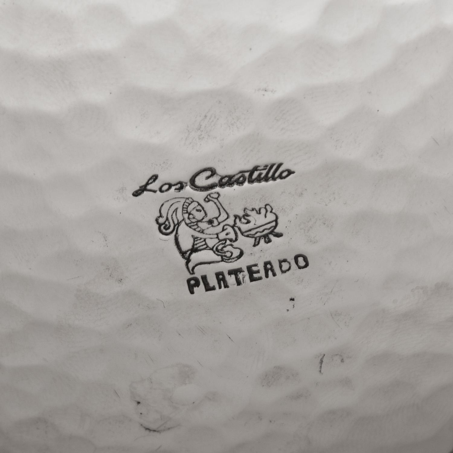 A Los Castillo Silver and Mother-of-Pearl Bowl
