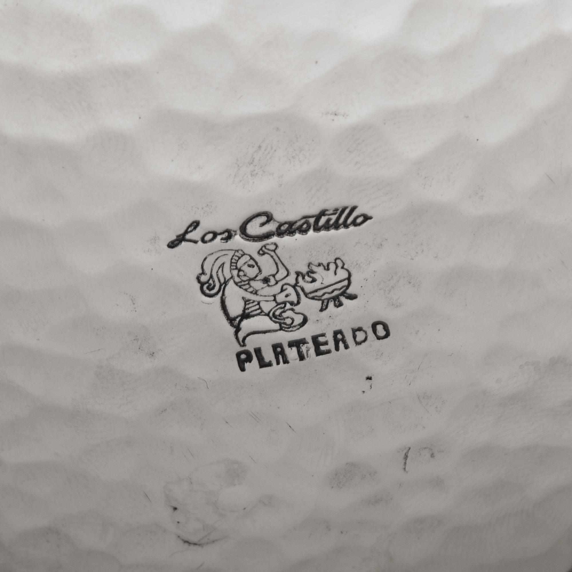 A Los Castillo Silver and Mother-of-Pearl Bowl