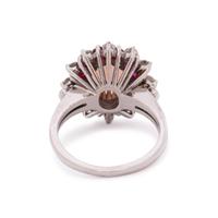 OPAL, RUBY AND DIAMOND RING