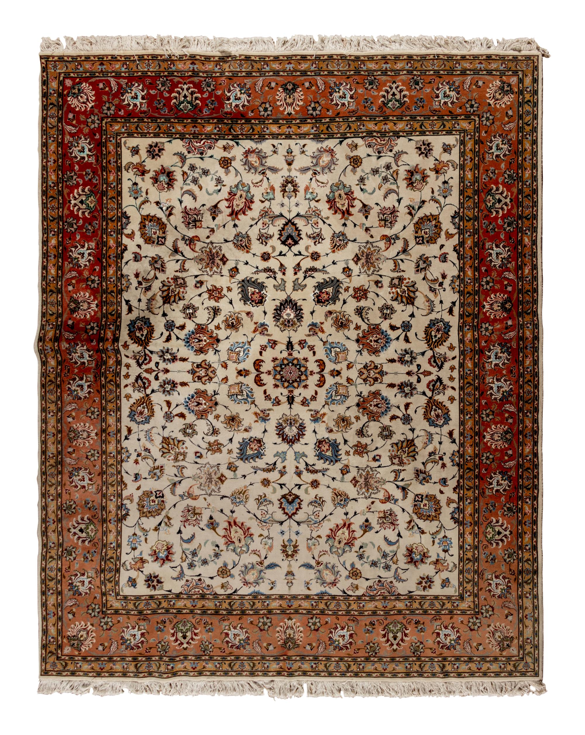 A Tabriz Wool Rug