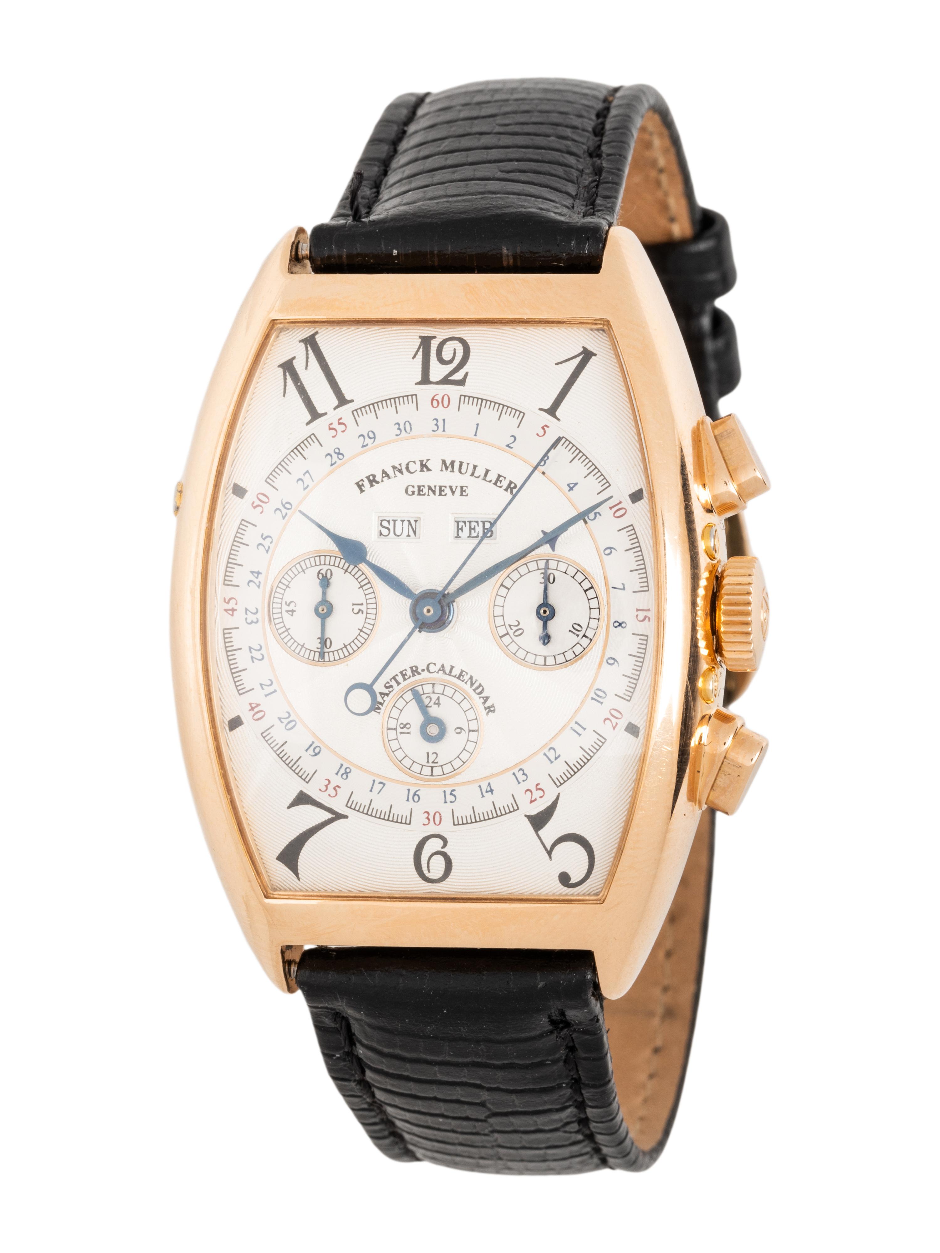 FRANCK MULLER, REF. 6850 CC MC 18K ROSE GOLD 'MASTER CALENDAR MAGNUM' CHRONOGRAPH DATE WATCH