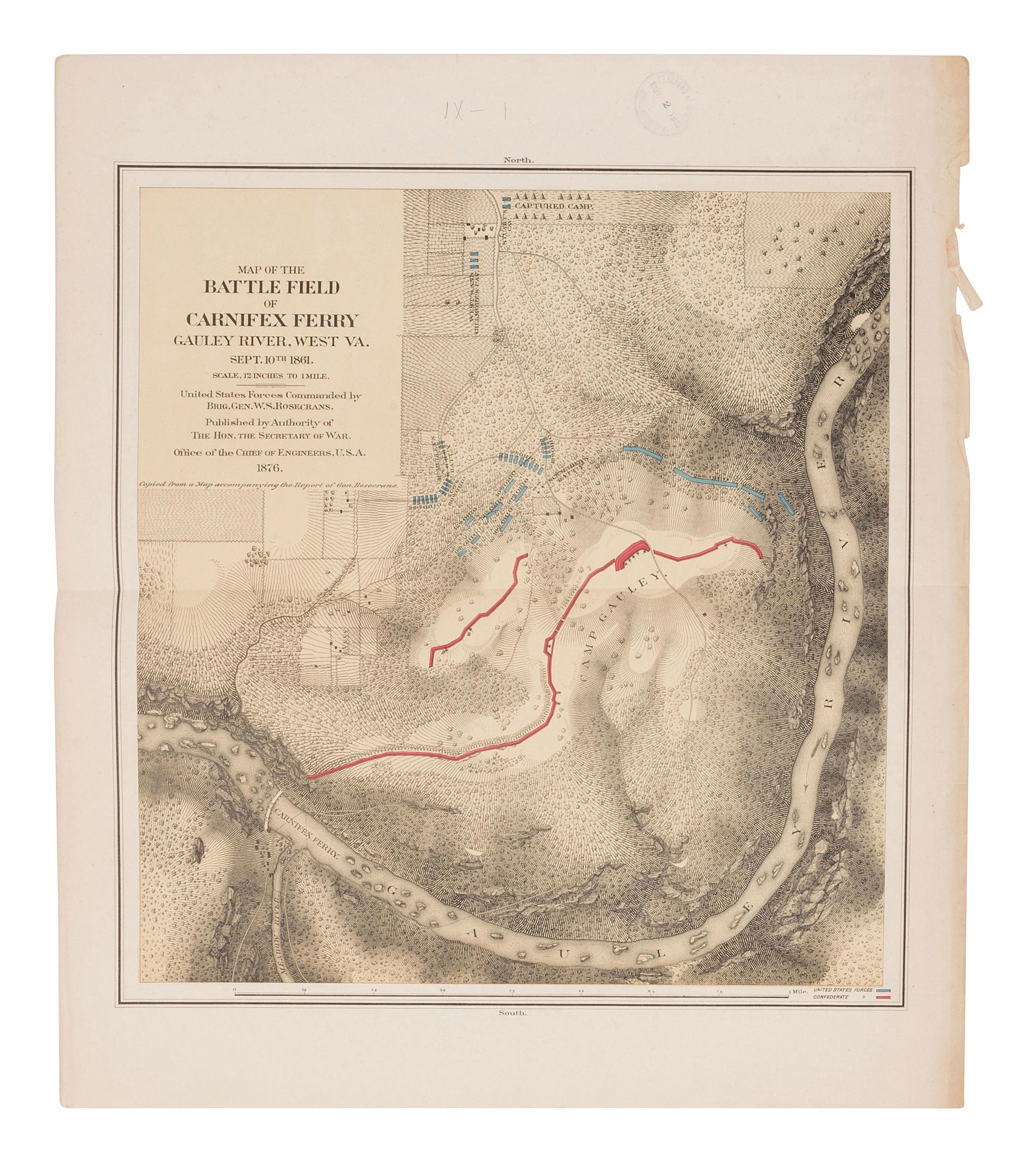 [CIVIL WAR]. A collection of more than 50 Civil War maps published ca 1860s-1870s.