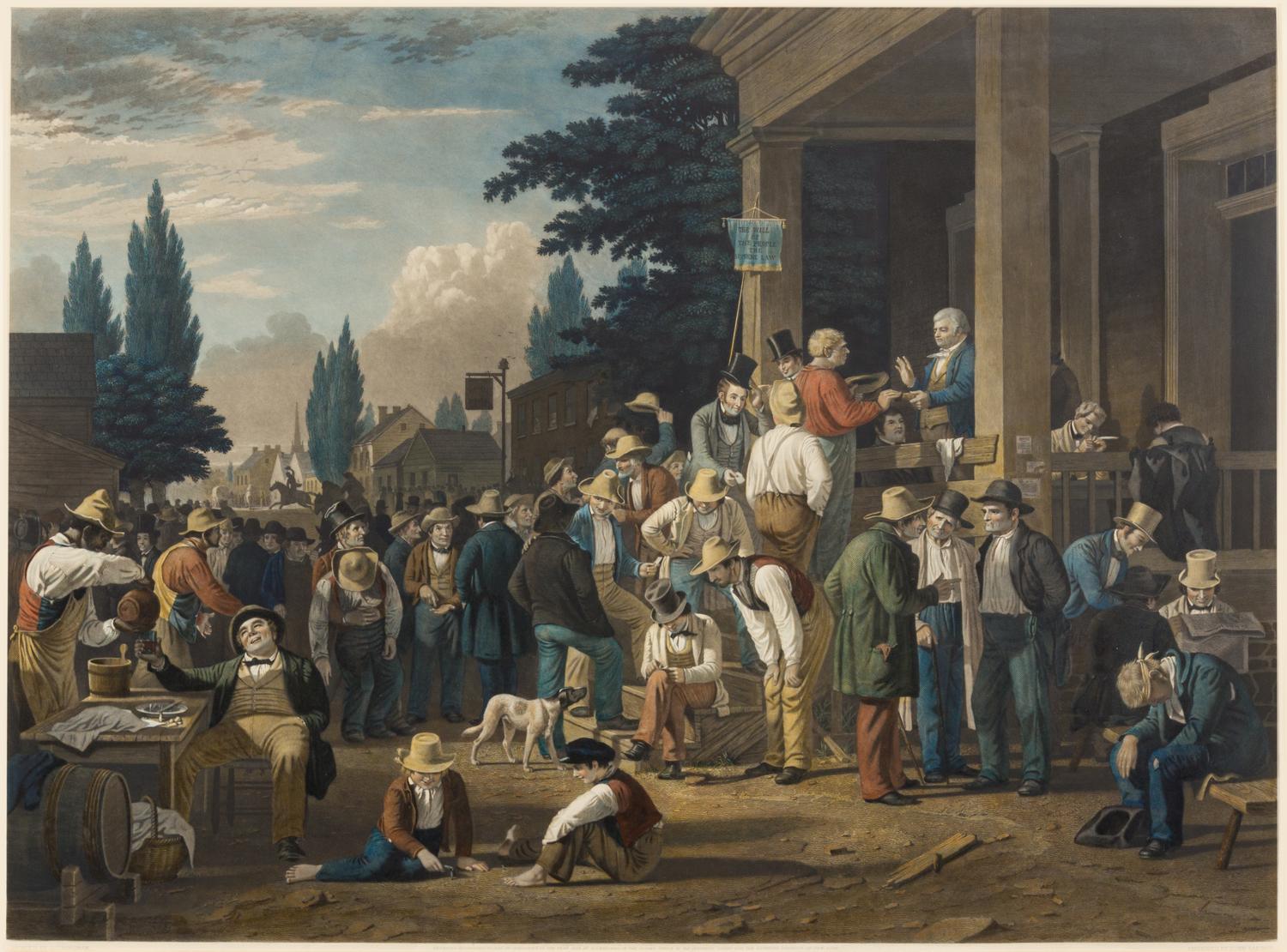 BINGHAM, George Caleb (1811-1879), after -- John Sartain, engraver