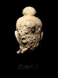 Two Gandharan Fragmentary Stucco Heads