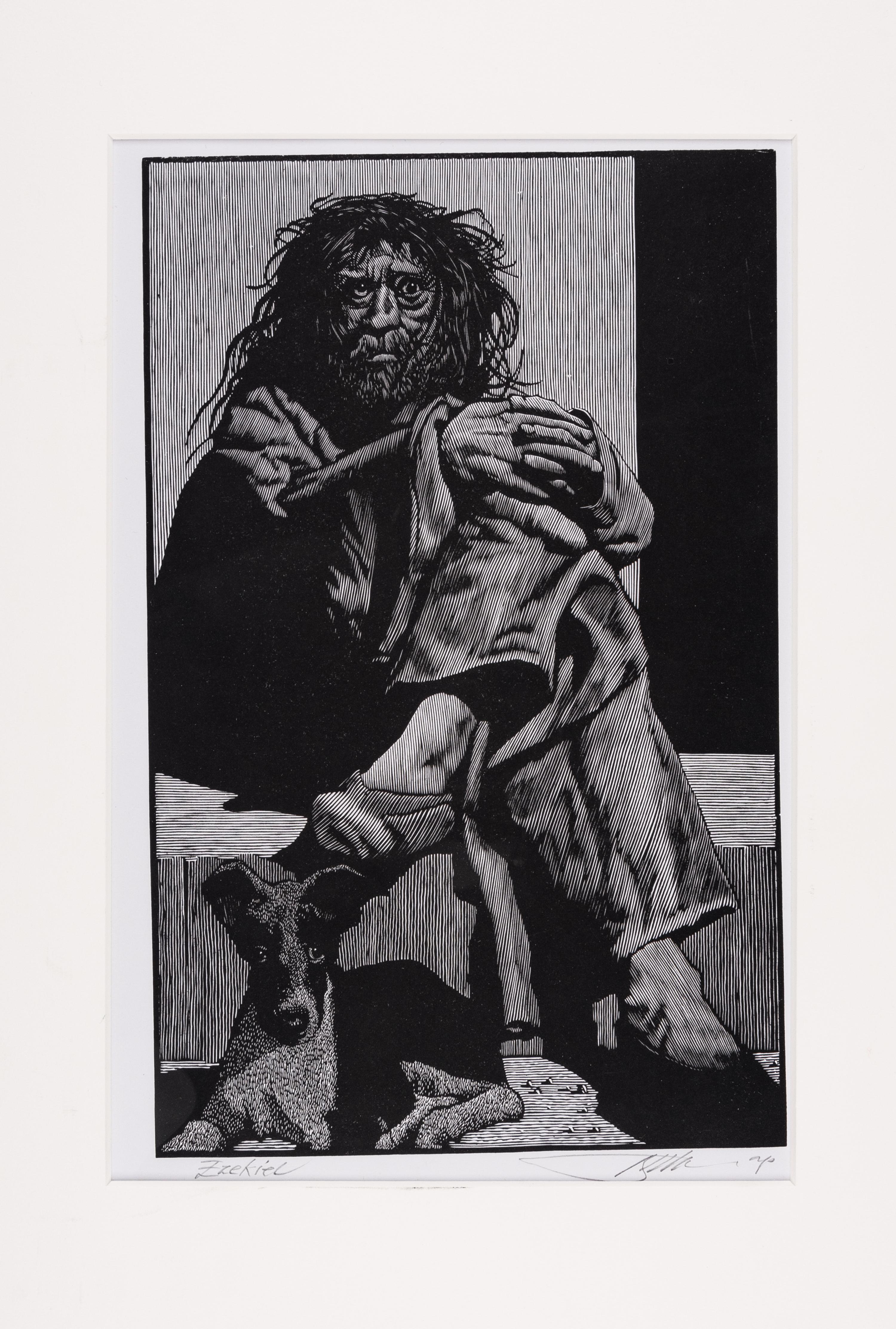 [MOSER, Barry, illustrator]. A group of 14 engraved prints for the Pennyroyal Caxton Press Bible. [North Hatfield, MA and New York City: Pennyroyal Caxton Press, 1999].