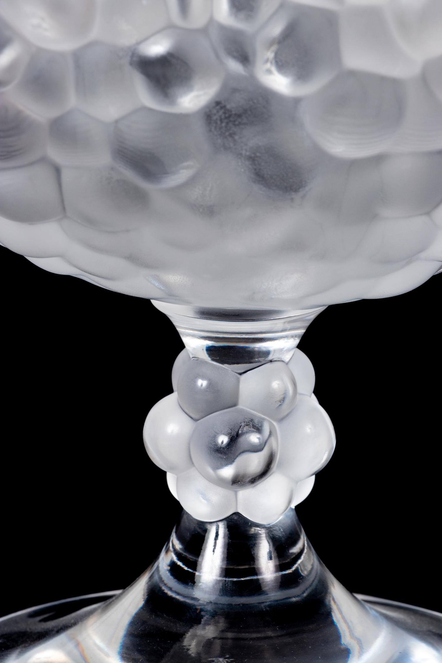 A Lalique Antilles Footed Bowl