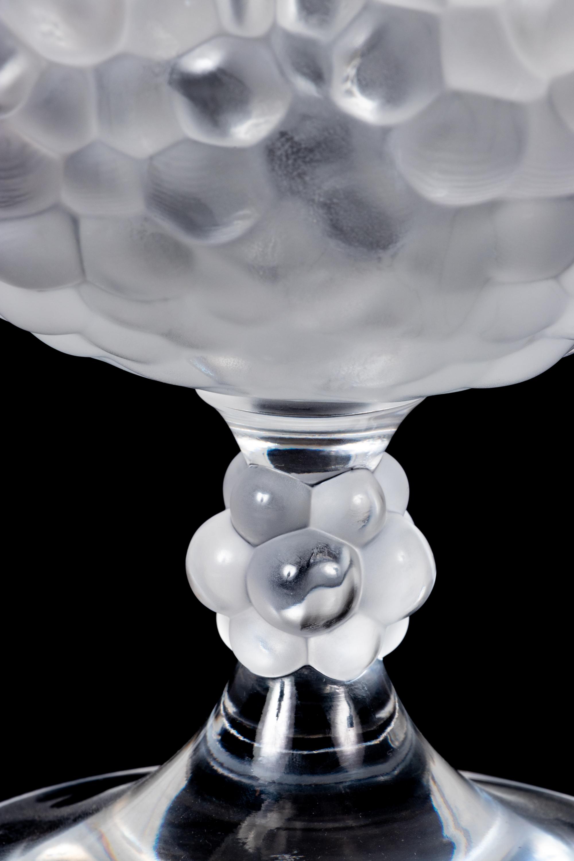 A Lalique Antilles Footed Bowl