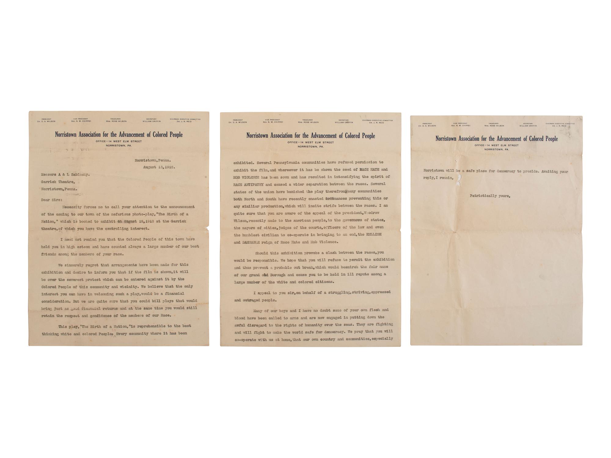 [CIVIL RIGHTS]. A group of items related to the NAACP incl. membership card and certificate.